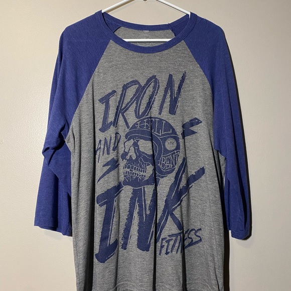 Iron and Ink Fitness 3/4 Raglan Tee - Picture 1 of 1